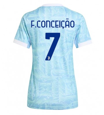 Juventus Francisco Conceicao #7 Udebanetrøje Dame 2025-26 Kort ærmer